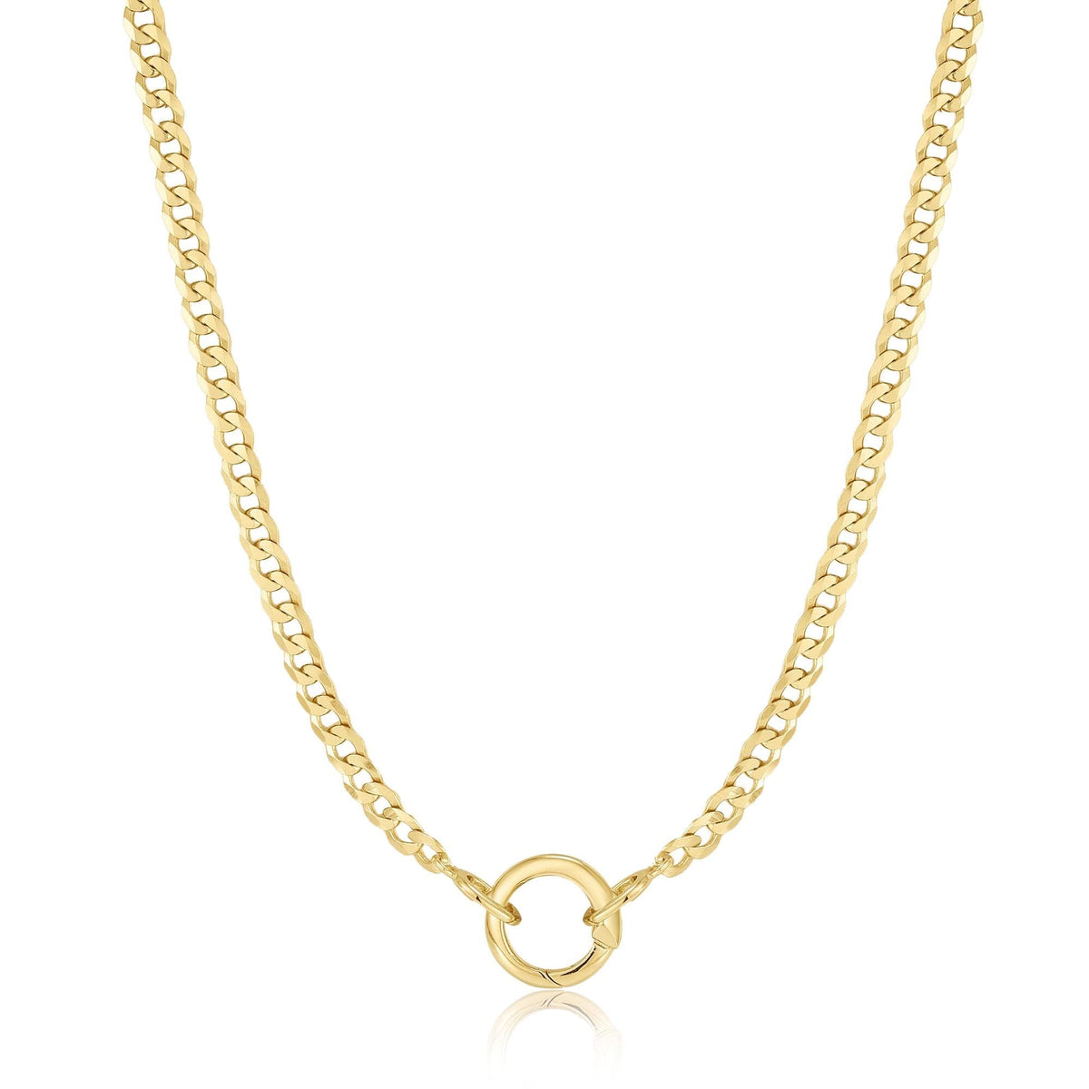 Ania Haie Gold Curb Chain Charm Connector Necklace Necklaces Ania Haie 