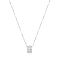 Ania Haie Silver Geometric Sparkle Pendant Necklaces Necklaces Ania Haie 