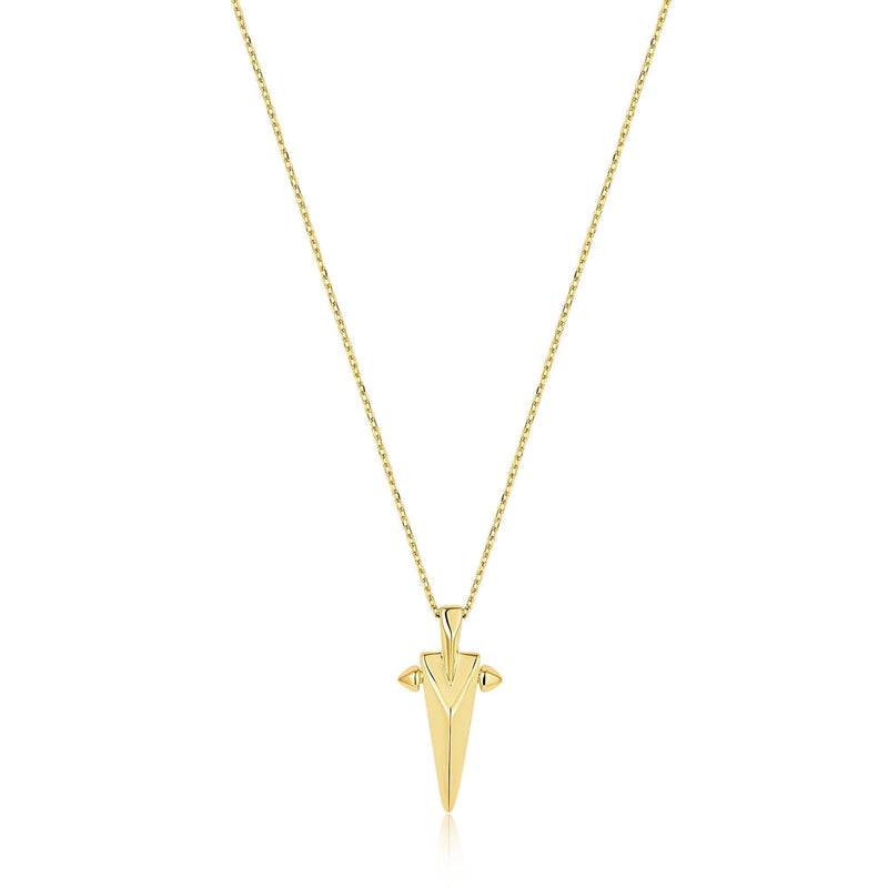 Ania Haie Gold Geometric Point Pendant Necklaces Necklaces Ania Haie 