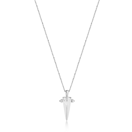 Ania Haie Silver Geometric Point Pendant Necklaces Necklaces Ania Haie 