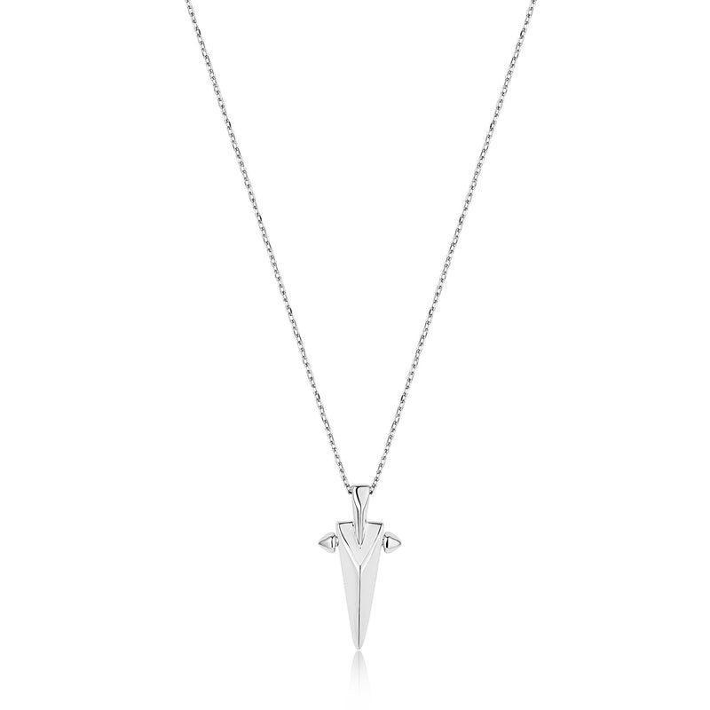 Ania Haie Silver Geometric Point Pendant Necklaces Necklaces Ania Haie 