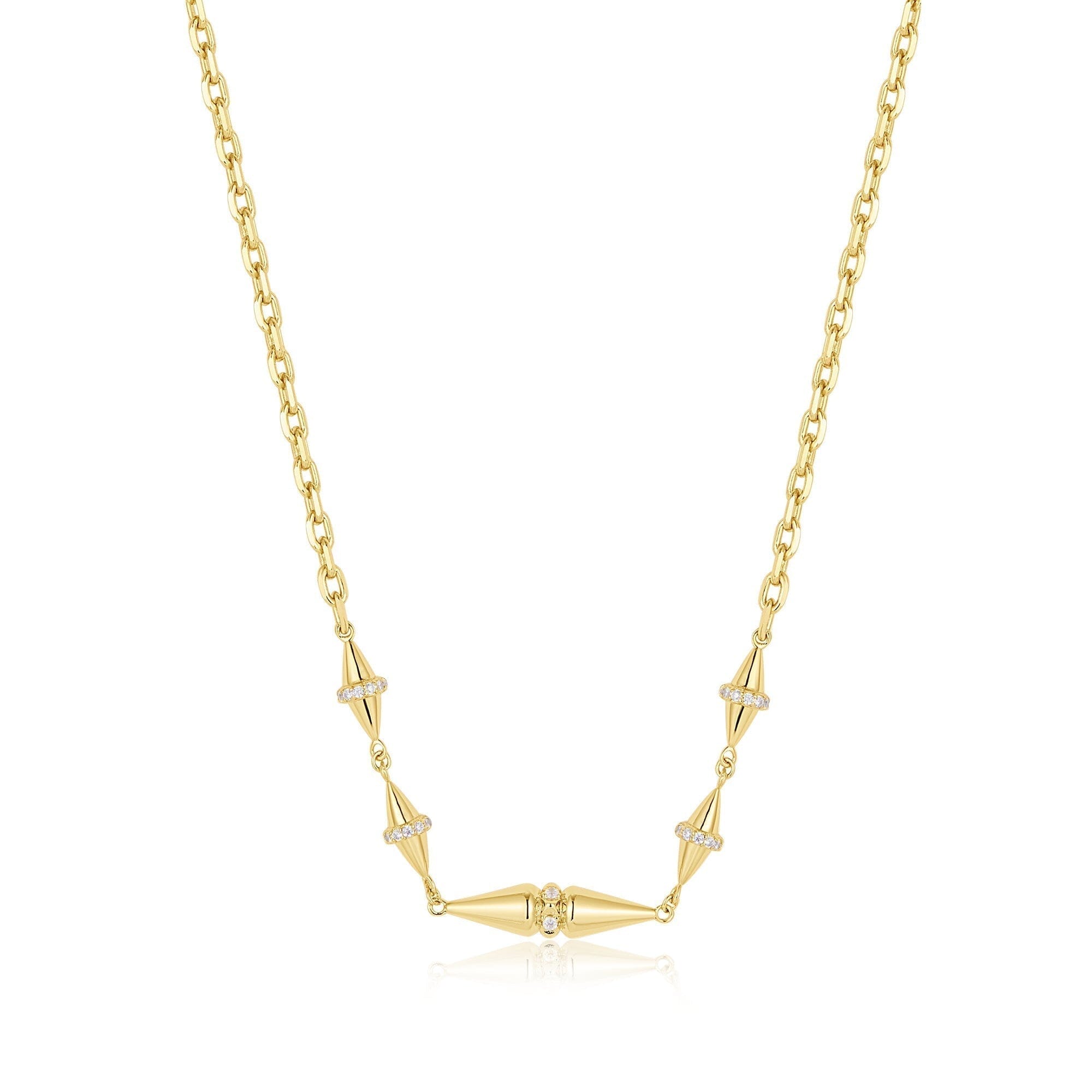 Ania Haie Gold Geometric Chain Necklaces Necklaces Ania Haie 