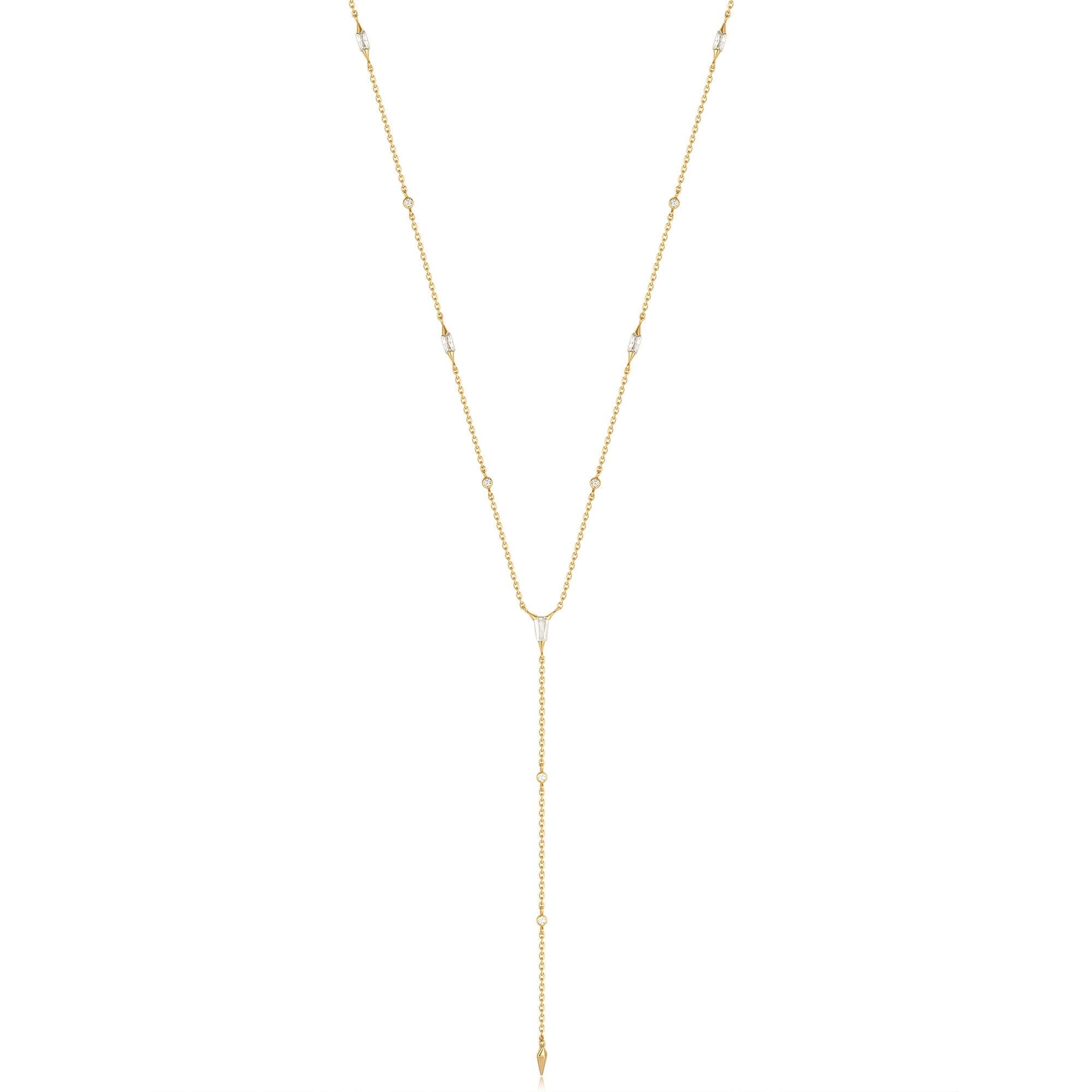 Ania Haie Gold Sparkle Point Y Necklaces Necklaces Ania Haie 