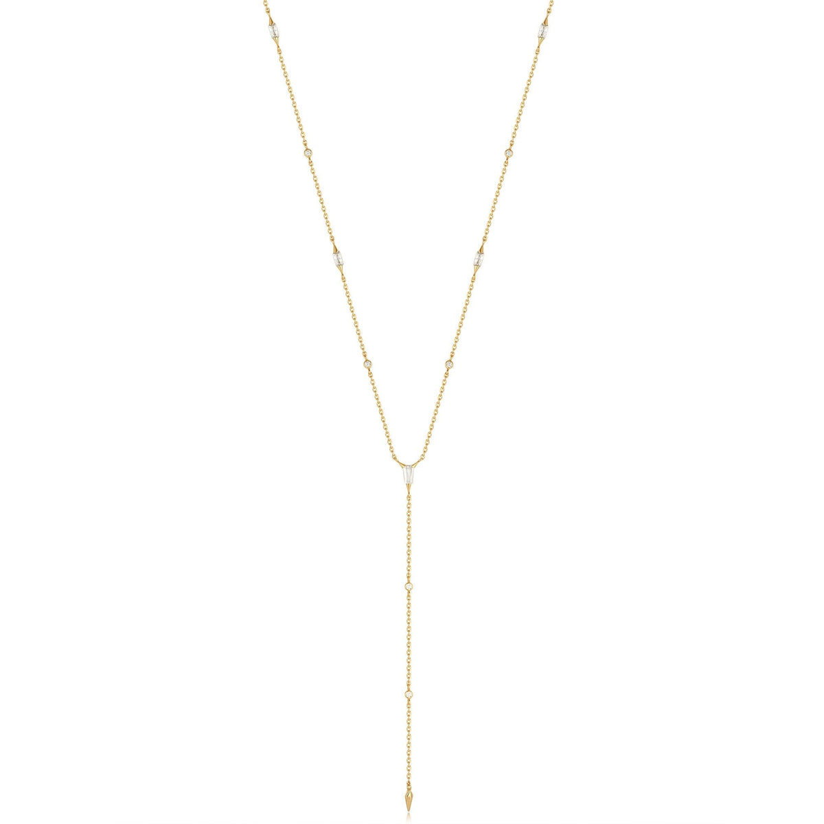 Ania Haie Gold Sparkle Point Y Necklaces Necklaces Ania Haie 