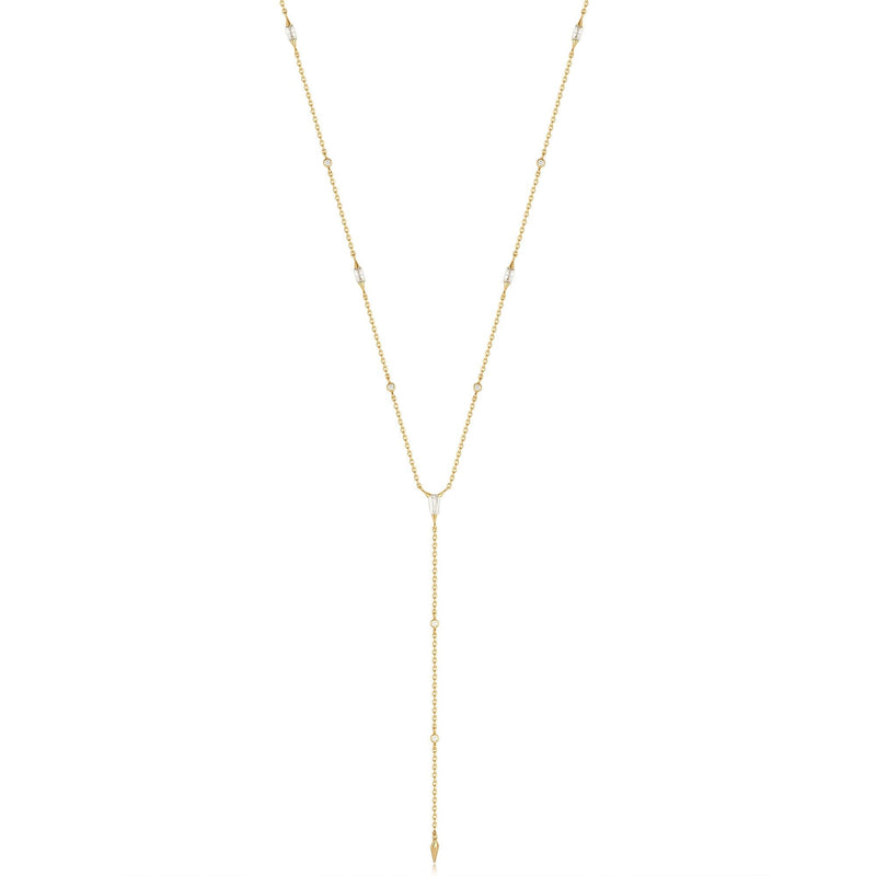 Ania Haie Gold Sparkle Point Y Necklaces Necklaces Ania Haie 