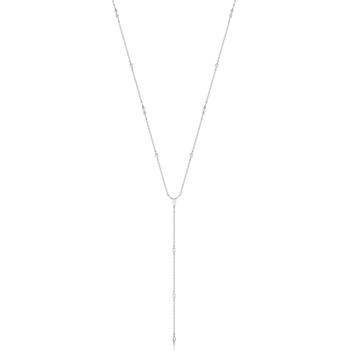 Ania Haie Silver Sparkle Point Y Necklaces Necklaces Ania Haie 