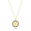 Ania Haie Gold Sparkle Point Medallion Necklaces Necklaces Ania Haie 