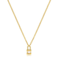 Ania Haie Gold Pearl Padlock Necklaces Necklaces Ania Haie 