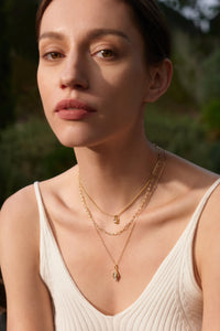 Ania Haie Gold Pearl Padlock Necklaces Necklaces Ania Haie 