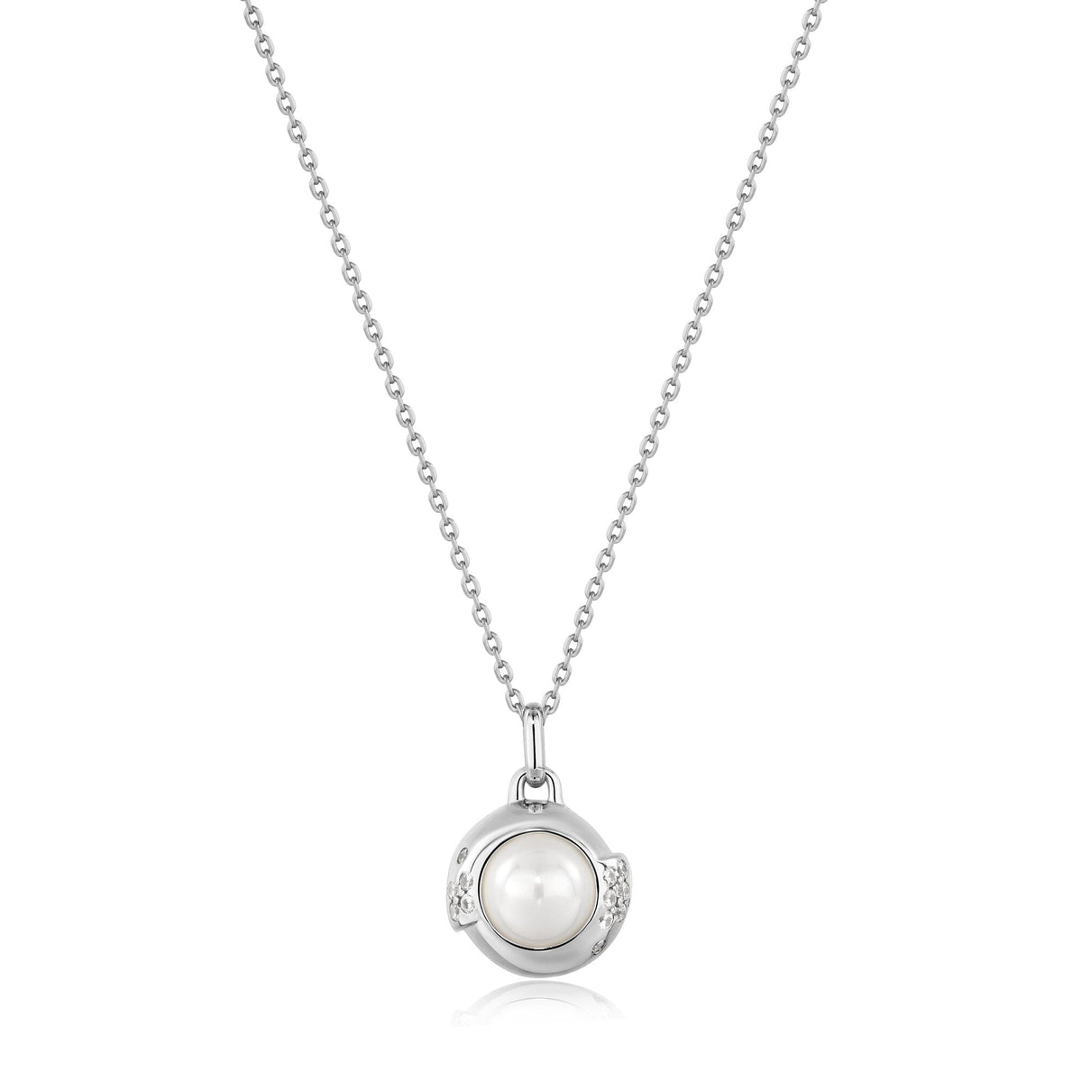 Ania Haie Silver Pearl Sphere Pendant Necklaces Necklaces Ania Haie 