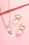 Ania Haie Gold Kiss Pave Necklace Necklaces Ania Haie 