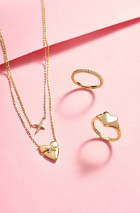 Ania Haie Gold Kiss Pave Necklace Necklaces Ania Haie 