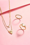 Ania Haie Gold Love Signet Ring Rings Ania Haie 