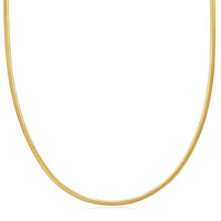 Ania Haie Gold Flat Snake Chain Necklace Necklaces Ania Haie 