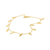 Athena 19cm Filigree Mix Leaf Bracelet in 9ct Yellow Gold Bracelets Bevilles 