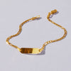 9ct Yellow Gold 19cm ID Bracelet Bracelets Bevilles 