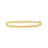 Athena 19cm Beaded Chain Bracelet in 9ct Yellow Gold Bracelets Bevilles 