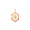 Ania Haie Gold Enamel Hexagon Charm Charm Ania Haie 