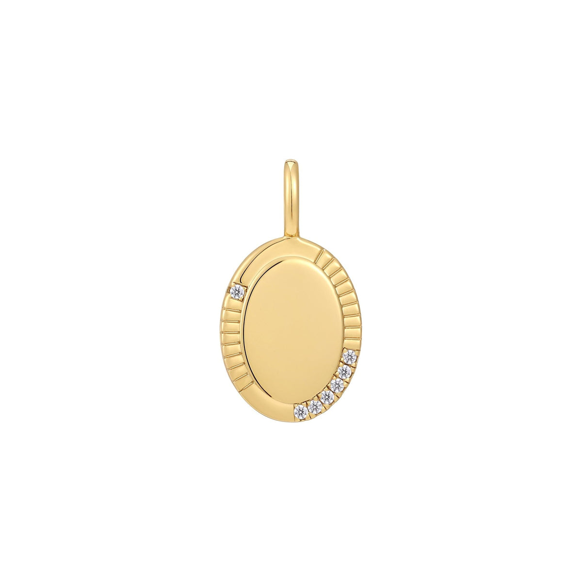 Ania Haie Gold Oval Charm Charm Ania Haie 