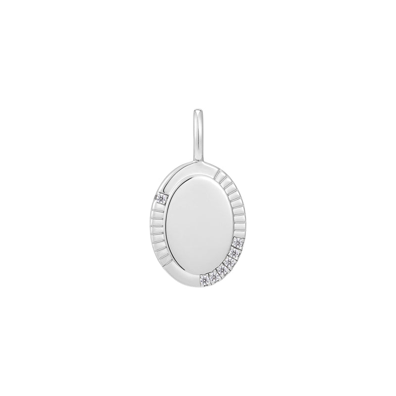 Ania Haie Silver Oval Charm Charm Ania Haie 