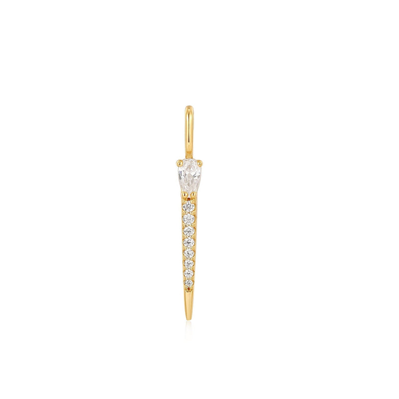 Ania Haie Gold Sparkle Bar Charm Charm Ania Haie 