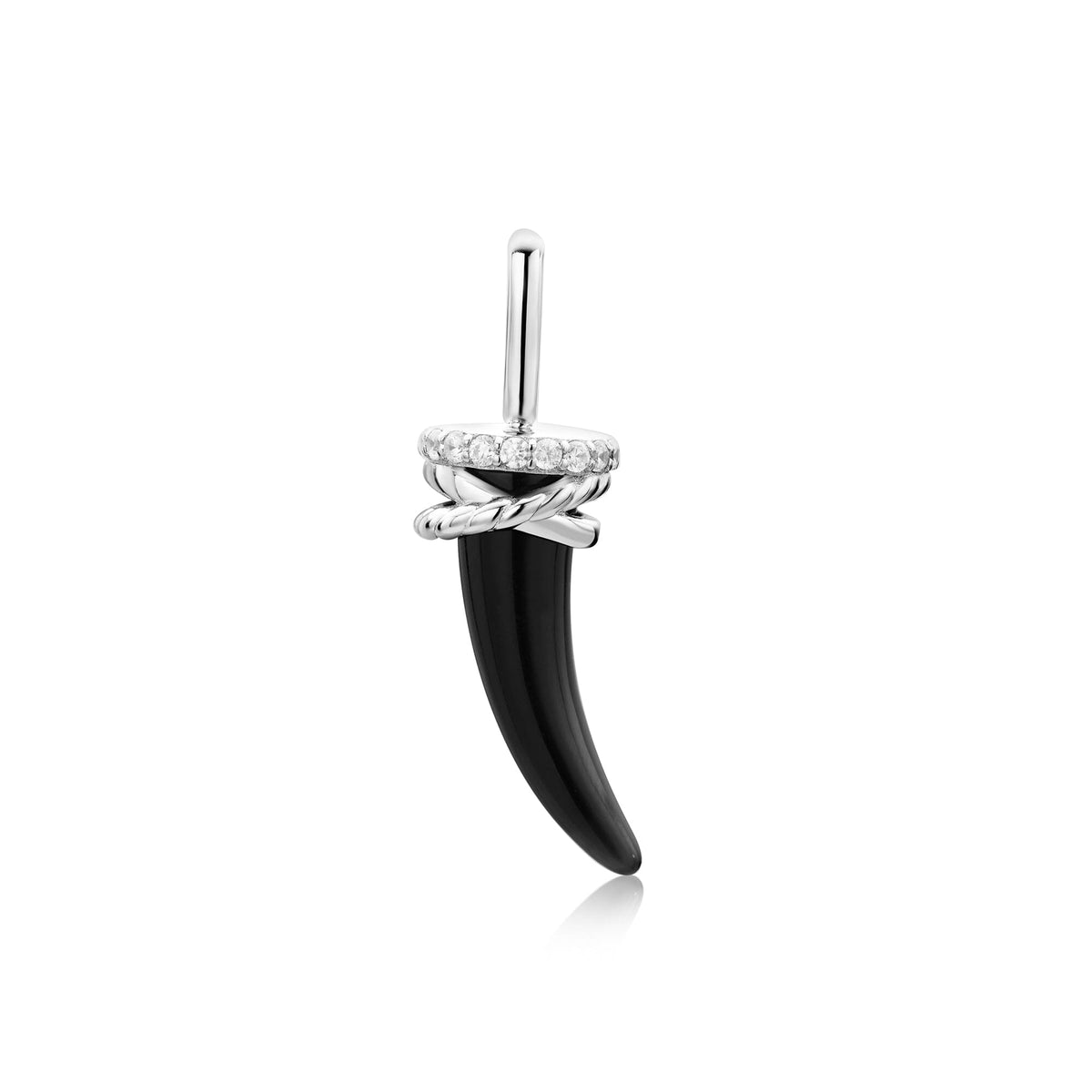 Ania Haie Silver Agate Horn Charm Charms Ania Haie 