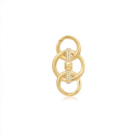 Ania Haie Gold Ring Link Connector Charm Charms Ania Haie 