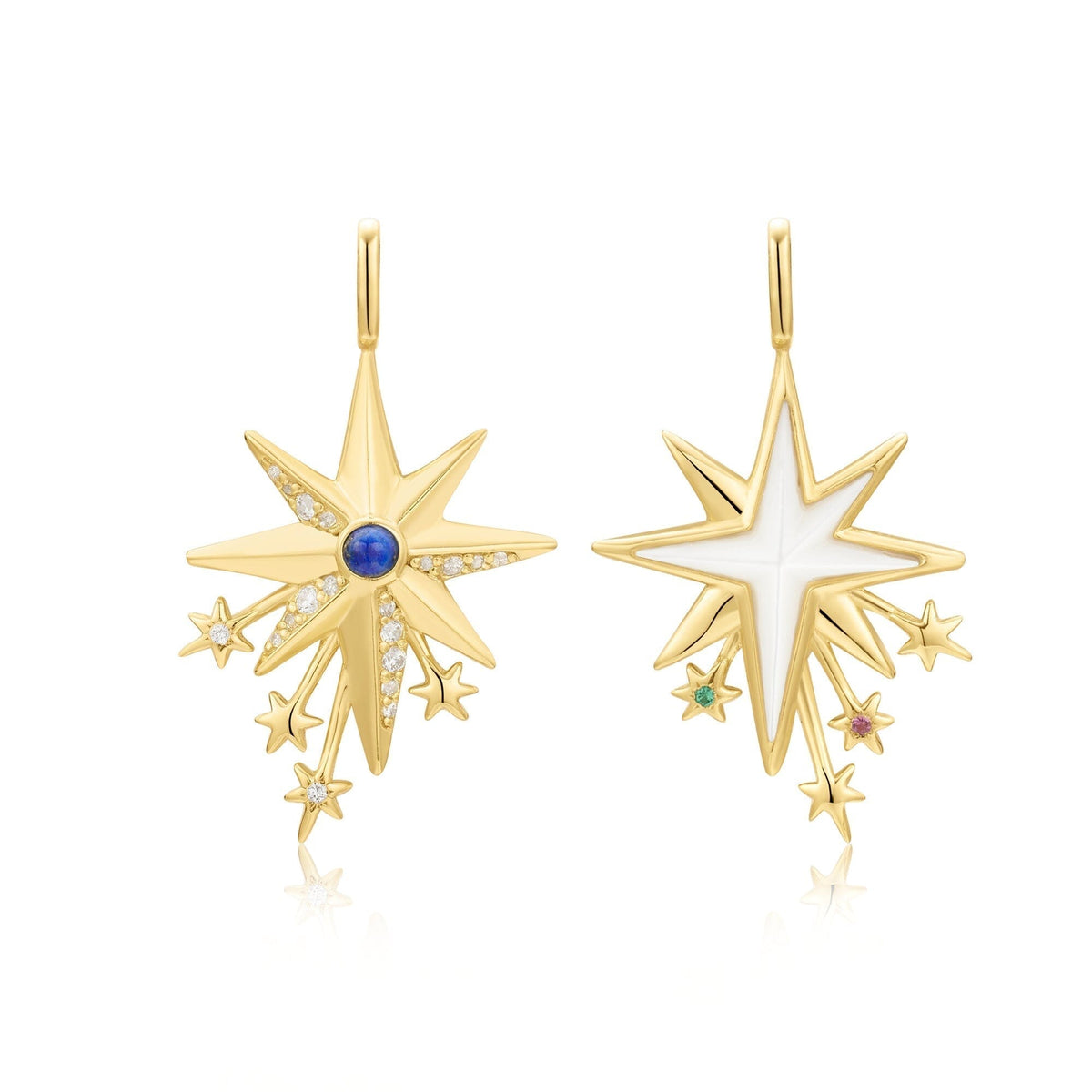 Ania Haie Gold Shooting Star Charm Charms Ania Haie 