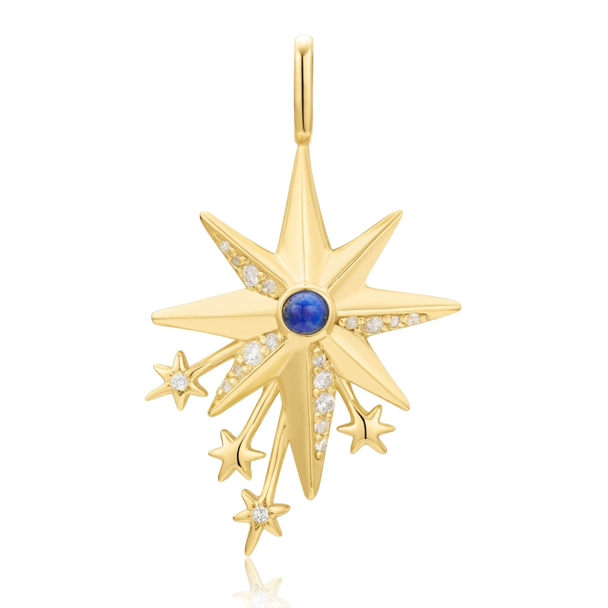 Ania Haie Gold Shooting Star Charm Charms Ania Haie 