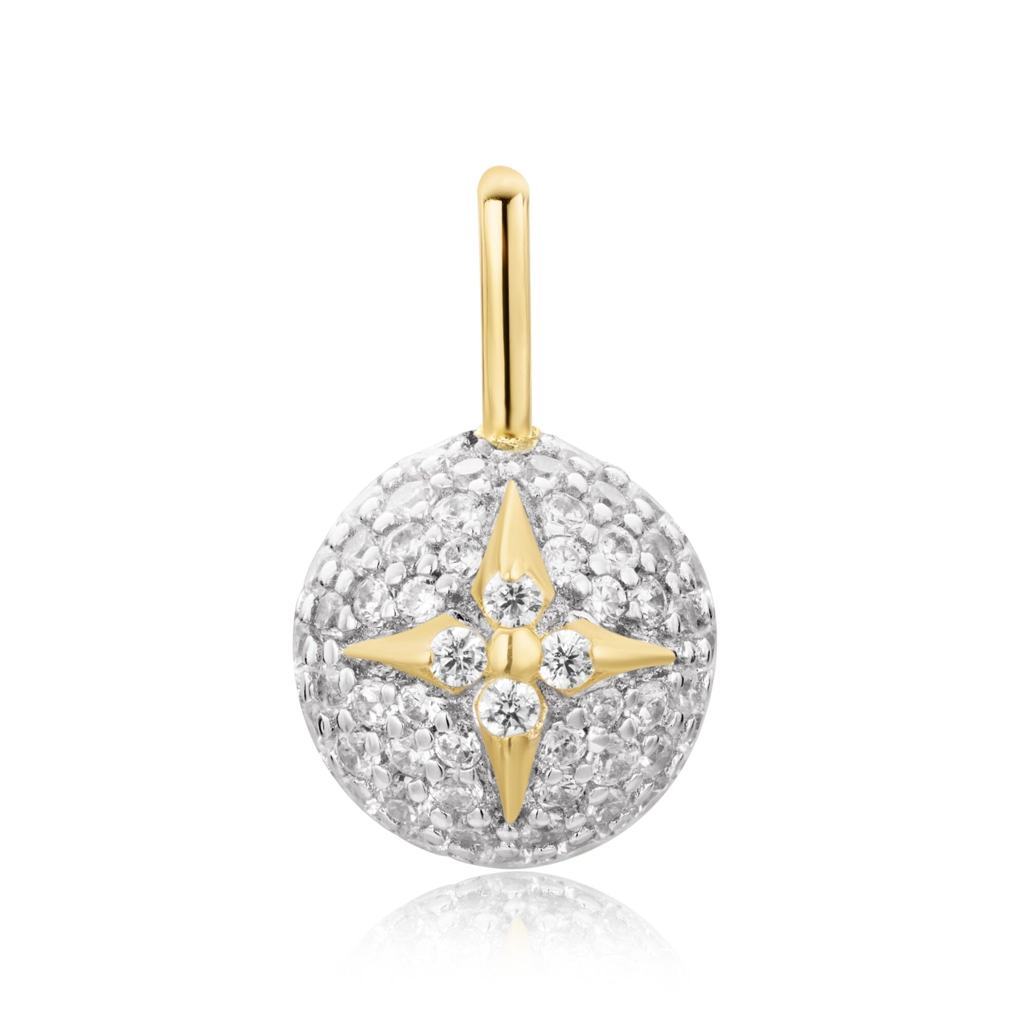 Ania Haie Gold Pave Star Sphere Charm Charms Ania Haie 