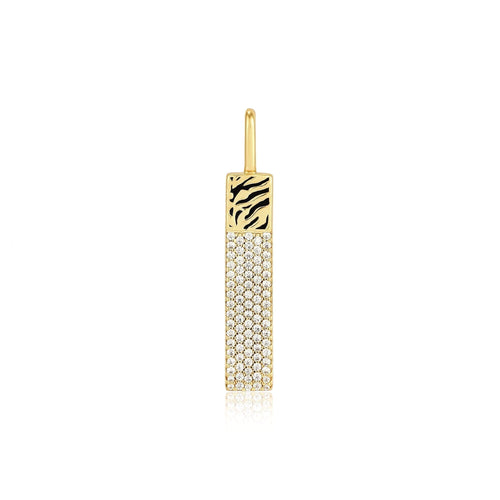 Ania Haie Gold Tiger Bar Charm Charms Ania Haie 