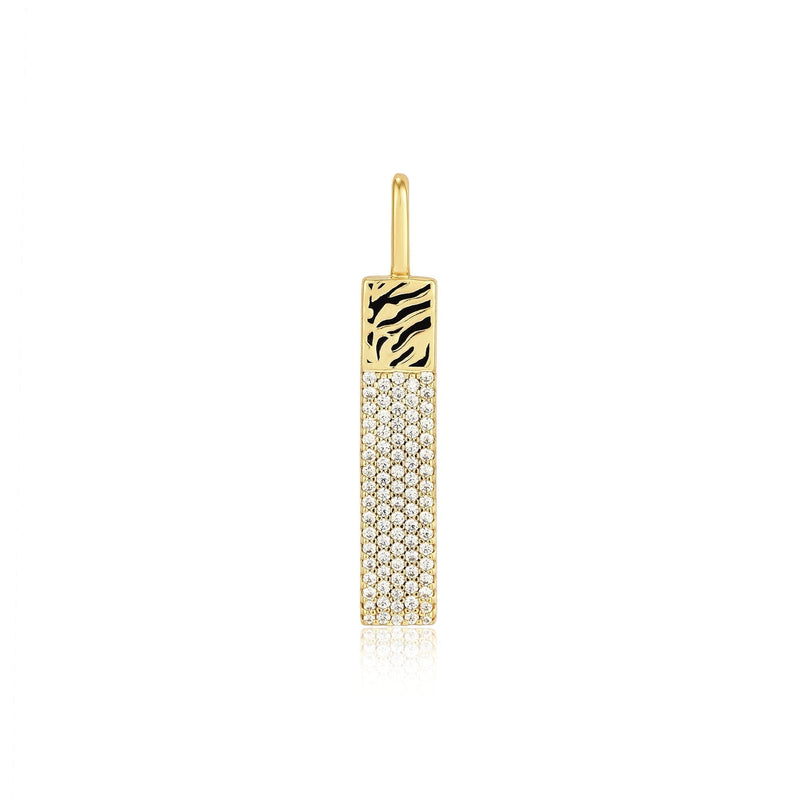 Ania Haie Gold Tiger Bar Charm Charms Ania Haie 