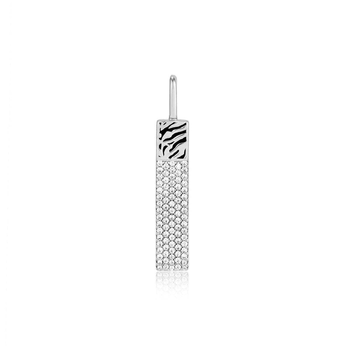 Ania Haie Silver Tiger Bar Charm Charms Ania Haie 