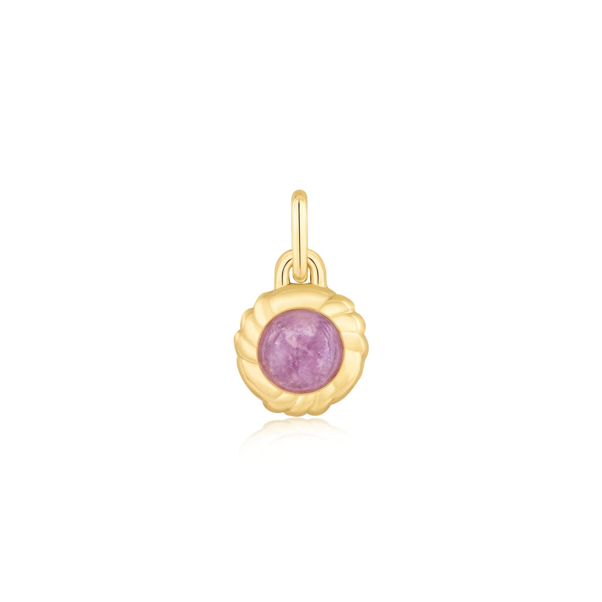 Ania Haie Gold Lilac Marble Charm Pendant Charms Ania Haie 