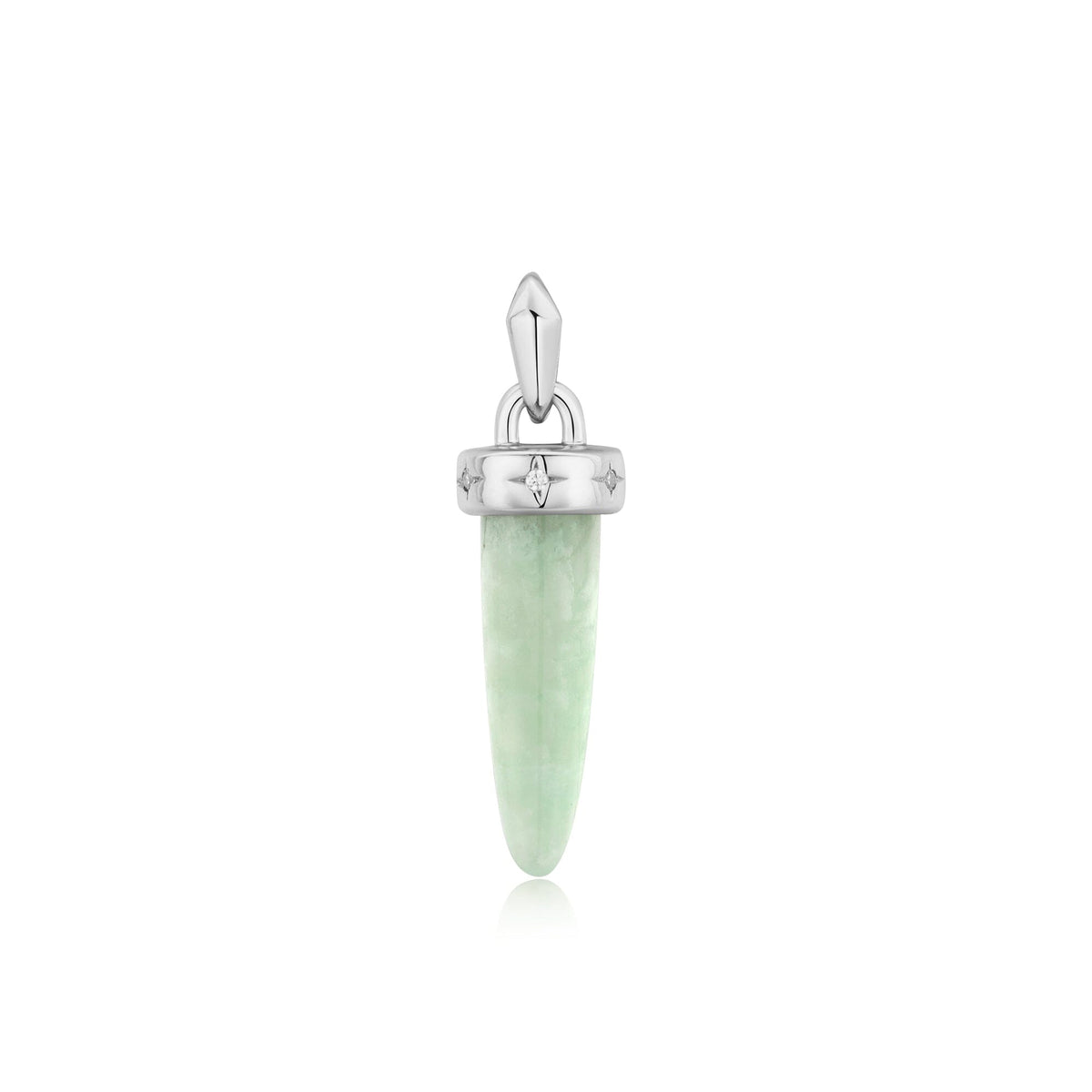 Ania Haie Silver Amazonite Drop Charm Pendant Charms Ania Haie 