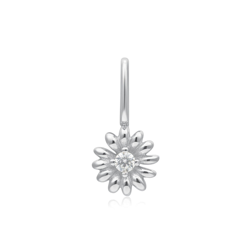 Ania Haie Silver Daisy Charm Pendant Charms Ania Haie 