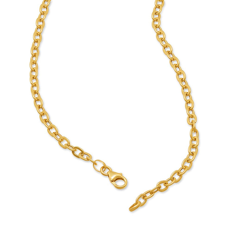 Serene Bead Chain Necklace 45cm in 9ct Yellow Gold Necklaces Bevilles 