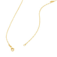 Athena Filigree Leaf Necklace in 9ct Yellow Gold Necklaces Bevilles 