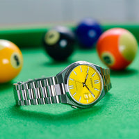 Citizen Tsuyosa Yellow and Silver Automatic Watch NJ0150-81Z Watches Citizen 
