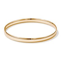 65mm Half Round Bangle in 9kt Yellow Gold Bangles Bevilles 