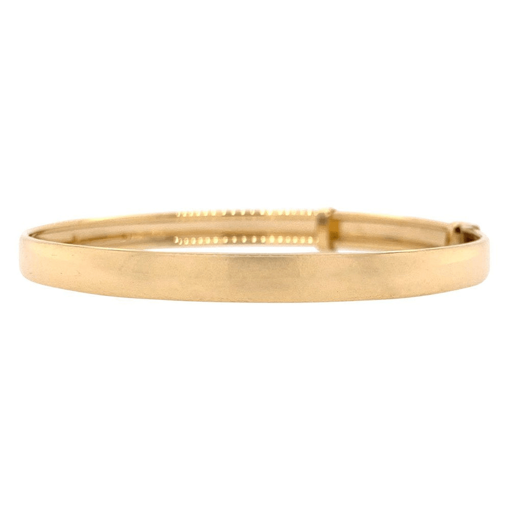 Children's 9ct Yellow Gold Adjustable Bangle Bevilles Jewellers 