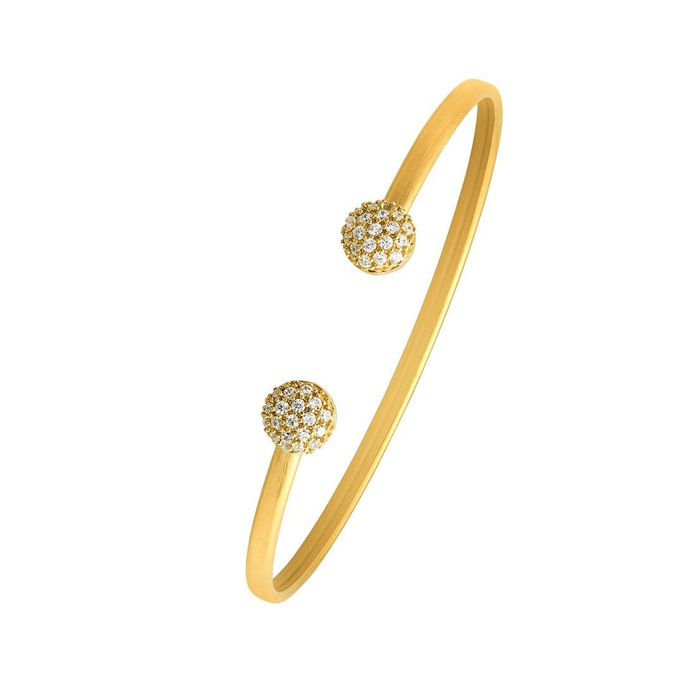 Children's 9kt Bonded Gold Silver Filled Cuff Bangle Bangles Bevilles 