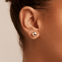 10mm Ball Stud Earrings in 9kt Yellow Gold Earrings Bevilles 