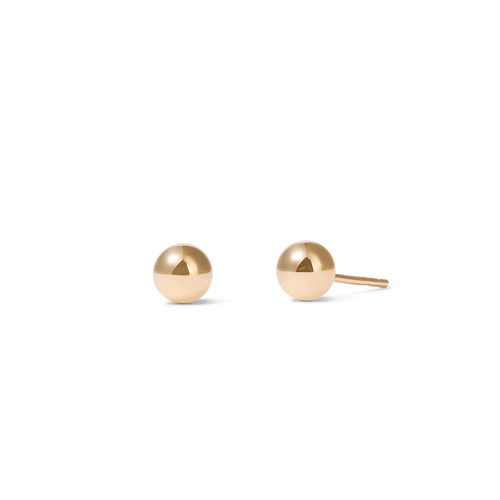 5mm Ball Stud Earrings in 9kt Yellow Gold Earrings Bevilles 