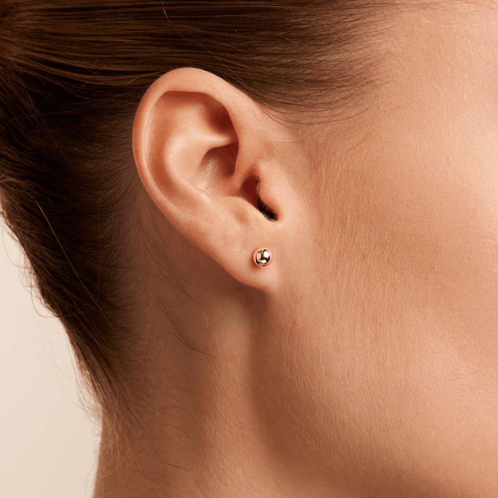 5mm Ball Stud Earrings in 9kt Yellow Gold Earrings Bevilles 