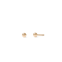 3mm Ball Stud Earrings in 9kt Yellow Gold Earrings Bevilles 