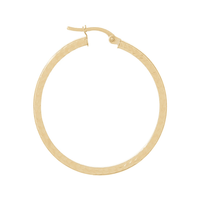 30mm Diamond Cut Hoop Earrings in 9kt Yellow Gold Earrings Bevilles 