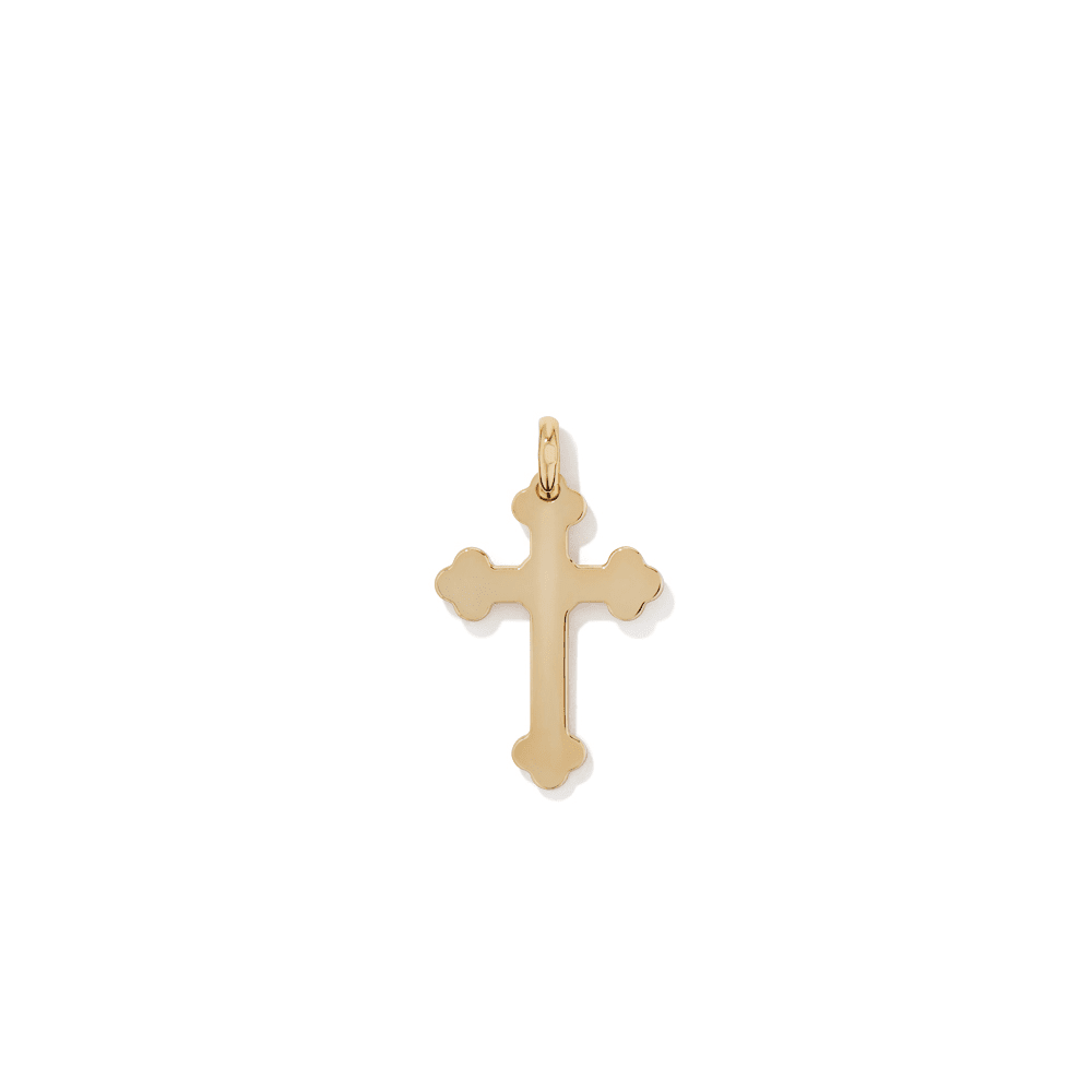 Ornate Cross Pendant in 9kt Yellow Gold Pendants Bevilles 