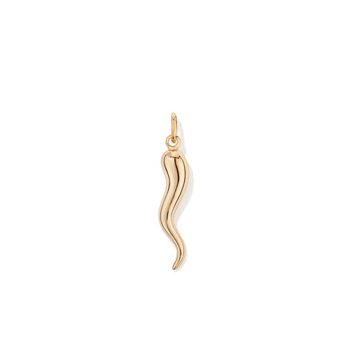 Cornicello Pendant in 9kt Yellow Gold Pendants Bevilles 