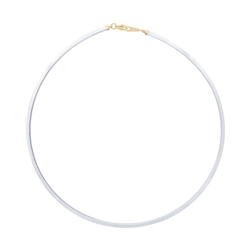 45cm Omega Chain in 9kt and Bonded Gold Silver Filled Necklaces Bevilles 